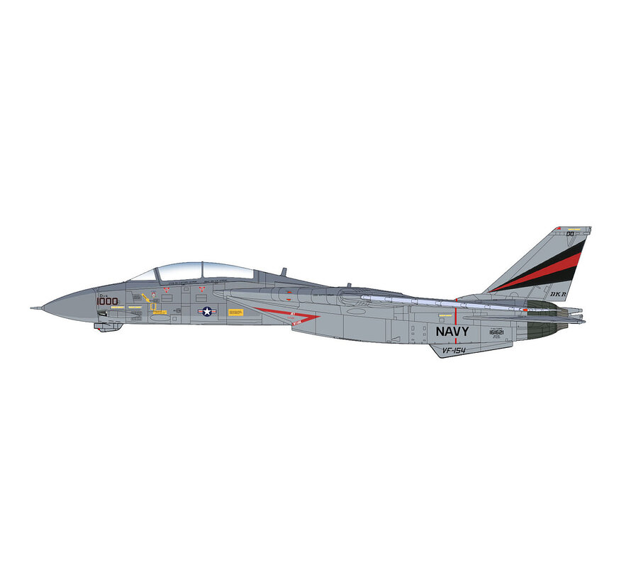 F14A Tomcat VF154 1000 landings USS Kitty Hawk 1:72 **Discontinued**