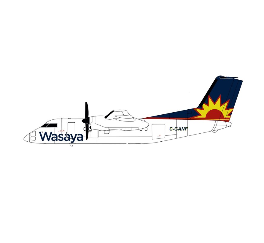 dash-8-100 Wasaya C-GANF 1:200 (3d printed resin) +New Arrival+
