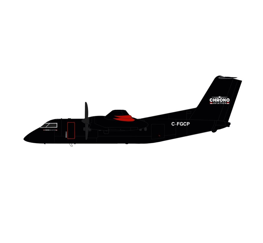 dash-8-100 Chrono Aviation C-FGCP 1:400 (3d printed resin)  +New Arrival+