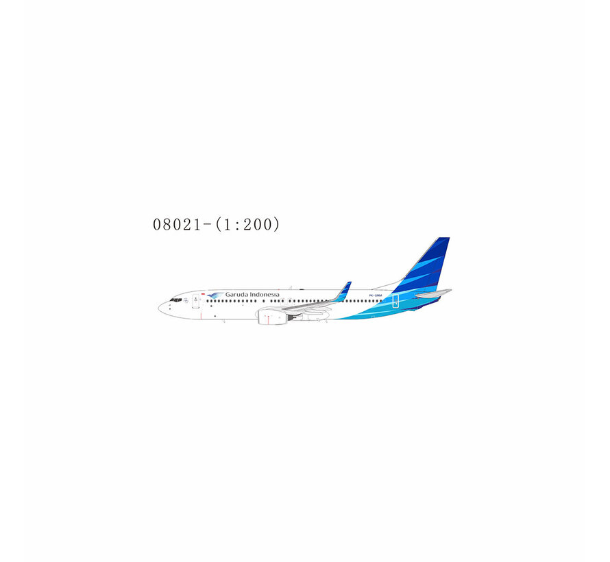B737-800W Garuda Indonesia PK-GMM 1:200 winglets with stand +Pre-order+