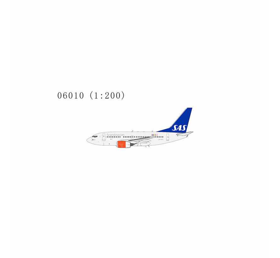 B737-600 SAS Scandinavian Airlines LN-RPG(last SK B736 retired) 1:200 with stand +Pre-order+