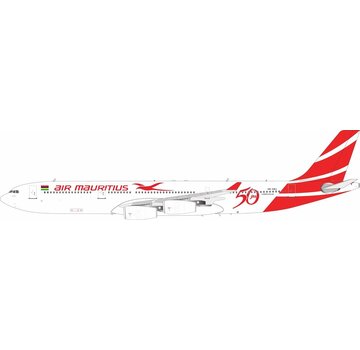 InFlight A340-300 Air Mauritius 50 years livery 3B-NBJ 1:200 with stand (2nd) +New Arrival+