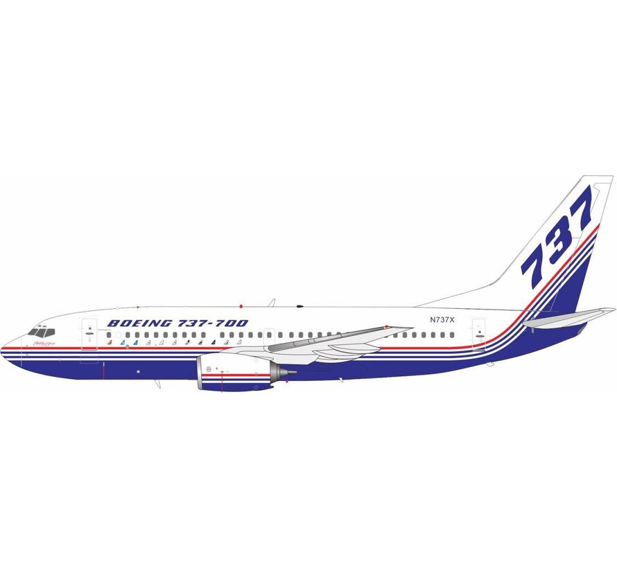 B737-700 Boeing 737-700 Boeing house livery N737X 1:200 +New arrival+