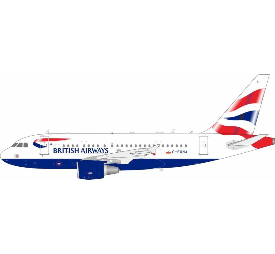 A318 (A318-112ACJ) British Airways Union Jack Livery G-EUNA 1:200 +New Arrival+