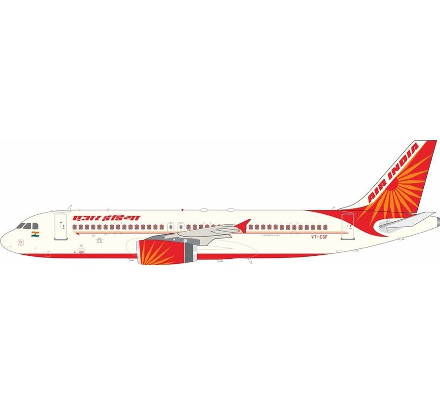A320 Air India VT-ESF 1:200 with stand +new arrival+