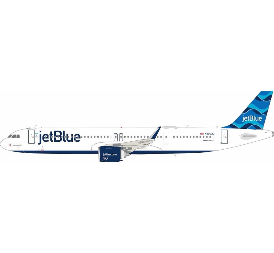 A321neo JetBlue Airways wavy tail N4022J 1:200 with stand +New Arrival+
