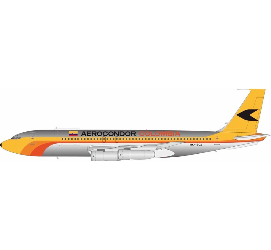 B707-123B/F Aerocondor Colombia HK-1802 1:200 +New Arrival+
