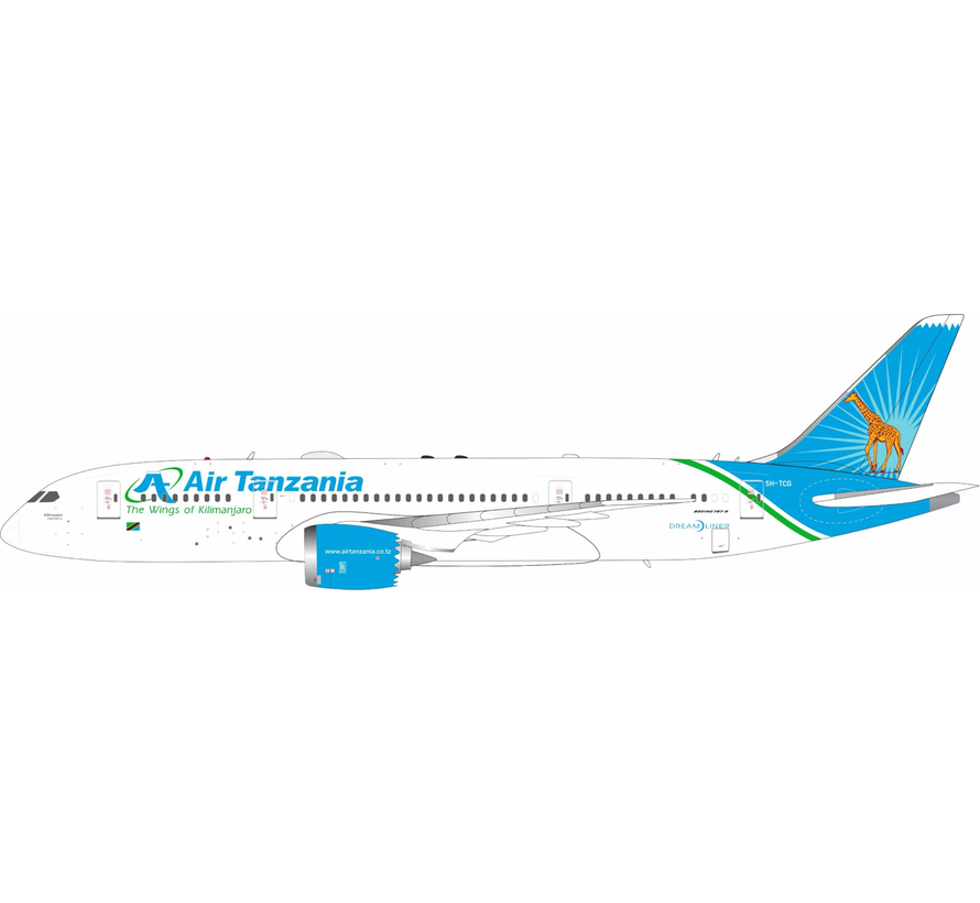 B787-8 Dreamliner Air Tanzania 5H-TCG 1:200 with stand +Pre-order+