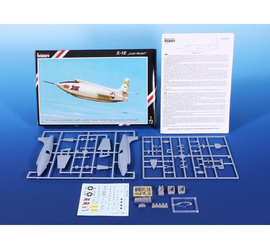 Bell X1E 'Last model' 1:72