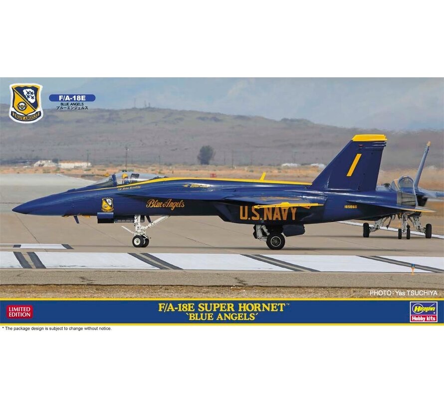 F18E Super Hornet Blue Angels [with bonus patch] 1:72 New 2024