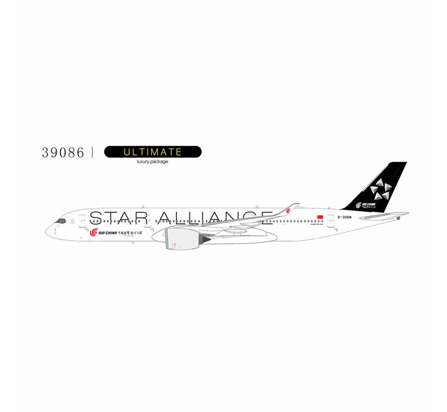 A350-900 Air China Star Alliance B-308M 1:400 ULTIMATE COLLECTION (no stand) +pre-order+