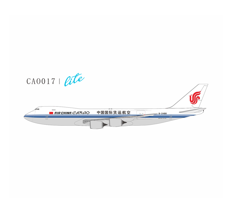 B747-8F Air China Cargo (black font) B-2488 fantasy livery 1:400 LITE +Pre-order+