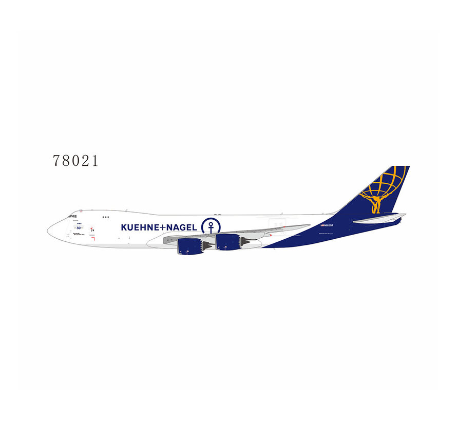 B747-8F Atlas Air KUEHNE+NAGEL titles N862GT 1:400 *PRE-ORDER