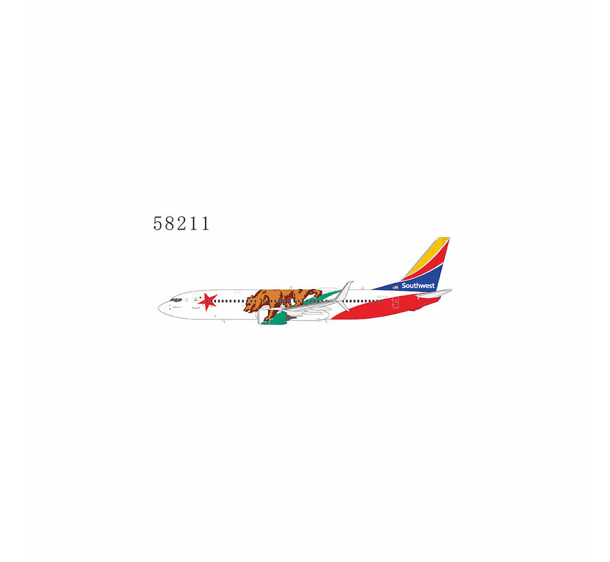 B737-800S Southwest Airlines new California One N8653A 1:400 scimitars *PRE-ORDER