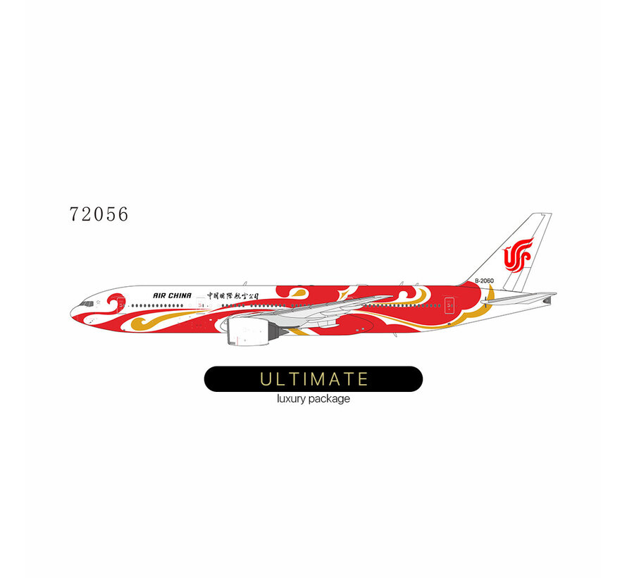 B777-200 Air China Red Phoenix Liner B-2060 1:400 ULTIMATE COLLECTION  *PRE-ORDER
