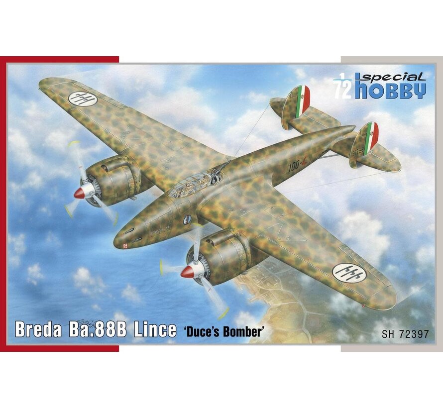 Breda Ba.88B Lince 'Duce's Bomber' 1:72 New