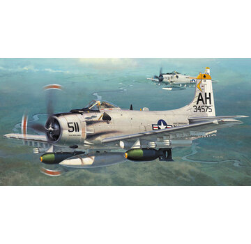 Hasegawa A-1H Skyraider w/ Rocket Pod 1:72 New 2024