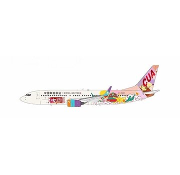 NG Models B737-800W China United Airlines Daxing livery B-208Z 1:200 winglets with stand +pre-order