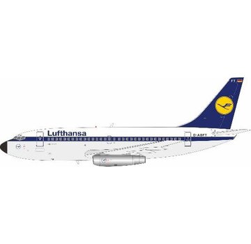 InFlight B737-200 Lufthansa blue cheatline livery D-ABFT 1:200  +New Arrival+
