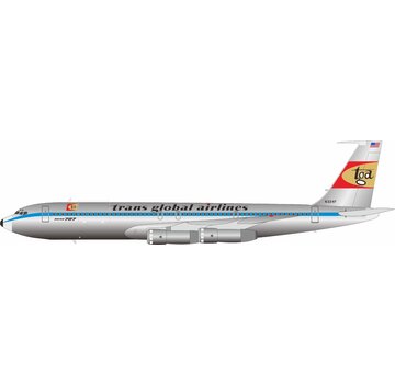 InFlight B707-300 Trans Global Airlines Airport Movie Jet N324F 1:200 with stand (3rd release) +pre-order+