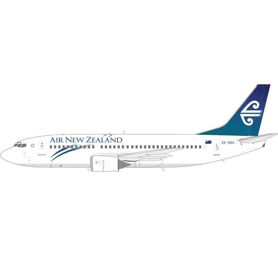 B737-300 Air New Zealand old livery ZK-NGA 1:200 with stand +NEW MOULD+  +Pre-order+