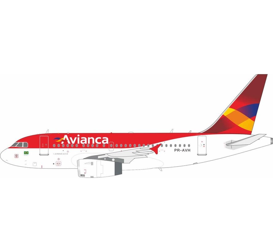 A318 Avianca Brasil PR-AVH 1:200  +New Arrival+