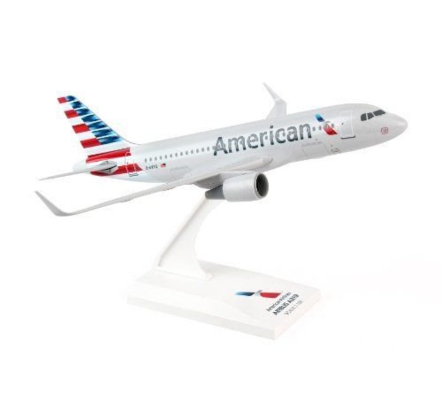 A319 American Airlines 2013 livery 1:150 with stand