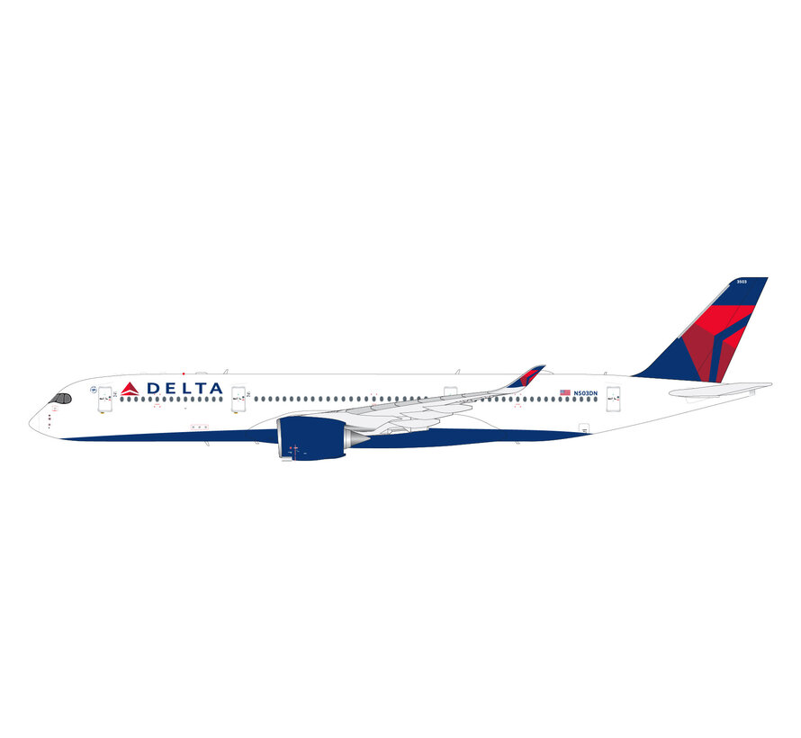 A350-900 Delta Airlines 2007 livery N503DN 1:200   (4th)