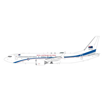 Gemini Jets B737-8 MAX BBJ RAAF Royal Australian Air Force A62-002 1:200 with stand