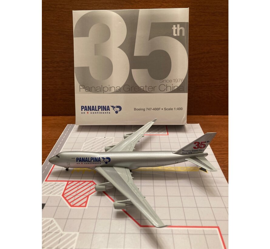 [Aero le Plane] B747-400F Panalpina Greater China 35th Anniversary 1:400 *Collection Sale