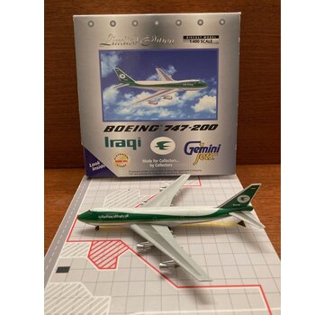 Gemini Jets B747-200 Iraqi YI-AGN 1:400 *Collection Sale