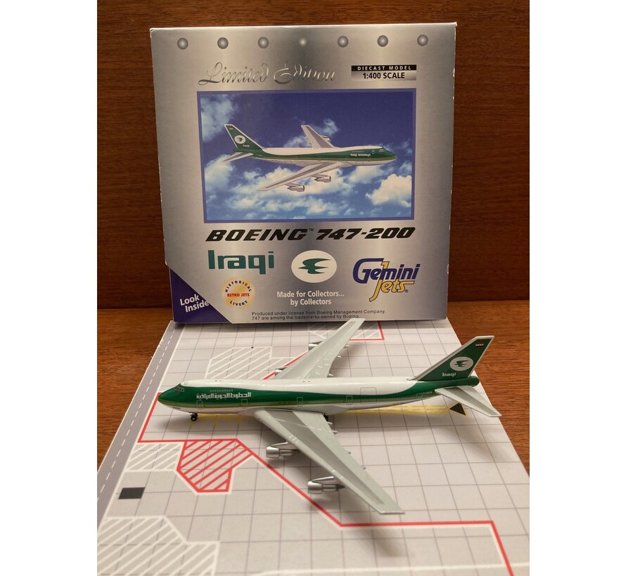 B747-200 Iraqi YI-AGN 1:400 *Collection Sale
