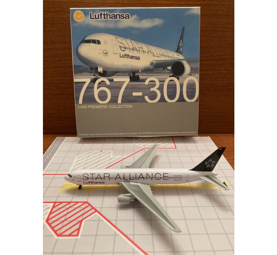 B767-300 Lufthansa OE-LAY STAR ALLIANCE 1:400 *Collection Sale