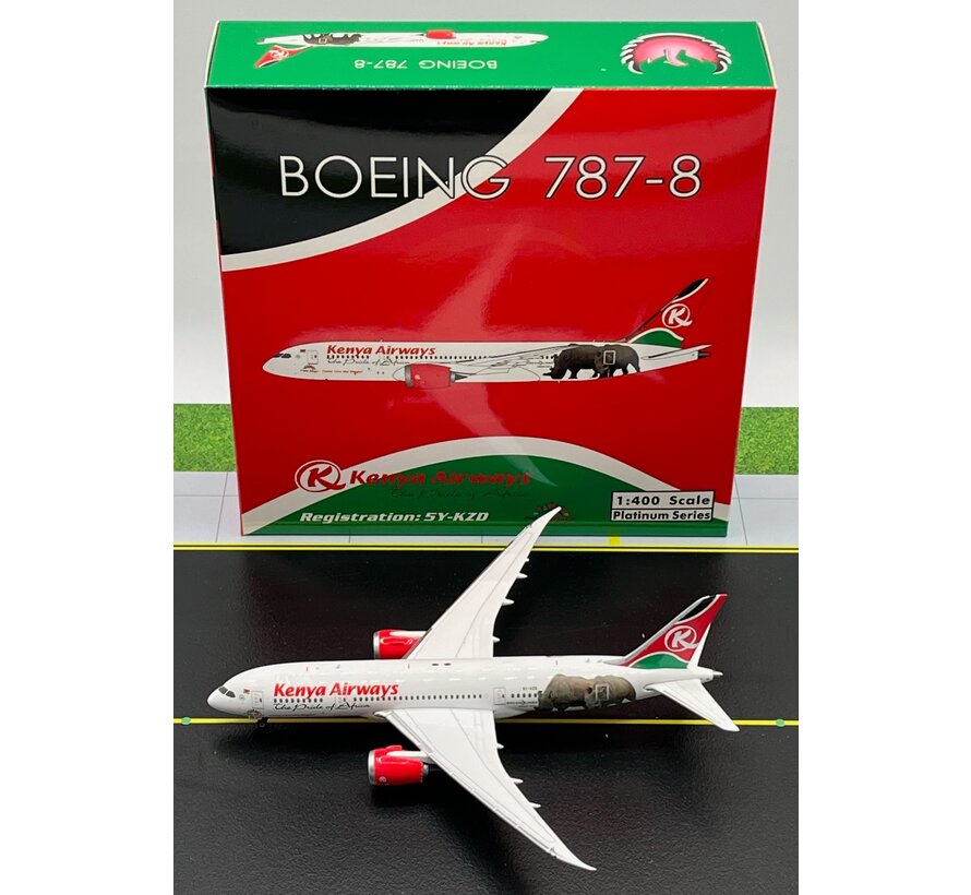 B787-8 Dreamliner Kenya Airways 5Y-KZD 1:400