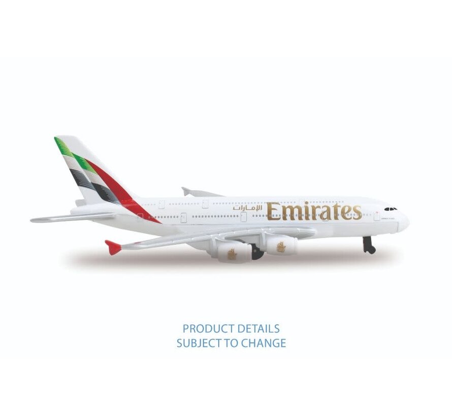 Emirates Airbus A380 new livery Single Plane