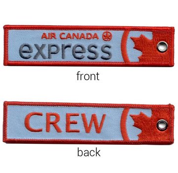 Keychain Air Canada Express CREW old livery  Embroidered