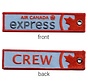 Keychain Air Canada Express CREW old livery  Embroidered