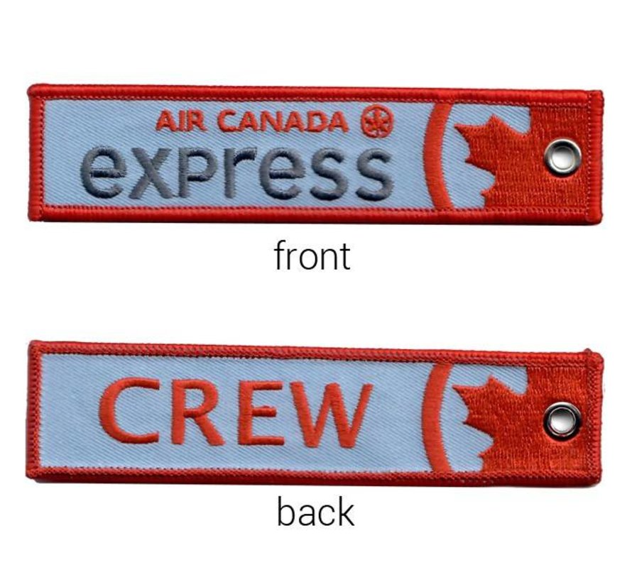 Keychain Air Canada Express CREW old livery  Embroidered