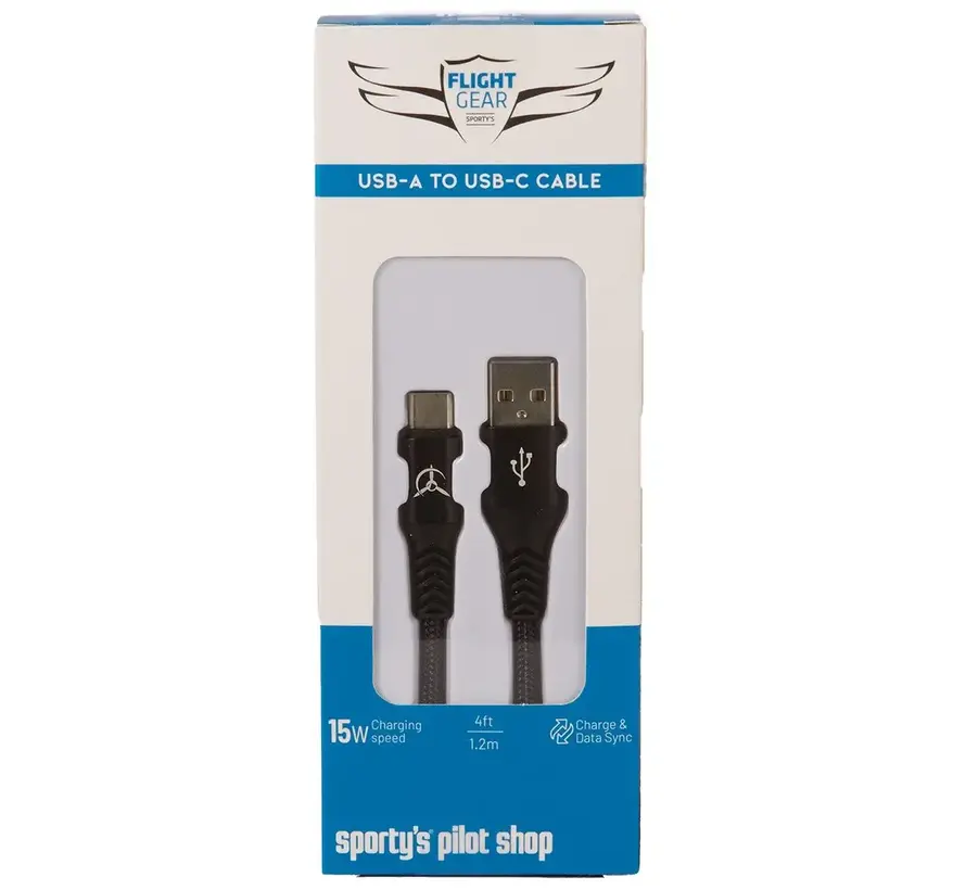 USB-A to USB-C Braided Cable