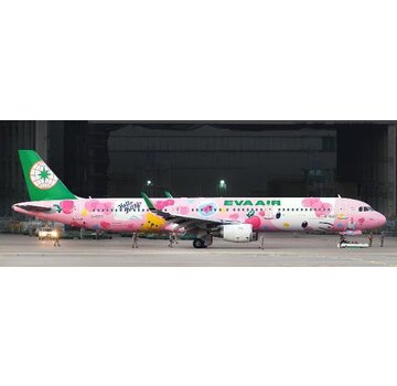 JC Wings A321 Eva Air Pinky Jet B-16217 1:200 with stand  +Pre-order+