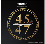 NG Models B757-200W The Trump Organization old livery T tail N757AF 1:200 winglets with stand (2nd release new package 45-47 / stand) +Pre-order+