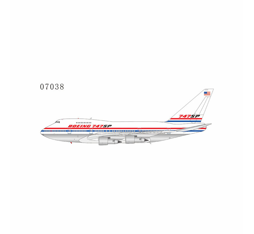 B747SP Boeing House livery blue / red cheatlines N747SP 1:400 +Pre-order+