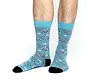 Men's Jumbo Jet Airplanes Socks (Size 7-12)