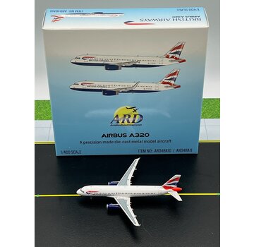 C Models A320-200 British Airways Union Jack Livery G-EUYN 1:400 +New Arrival+