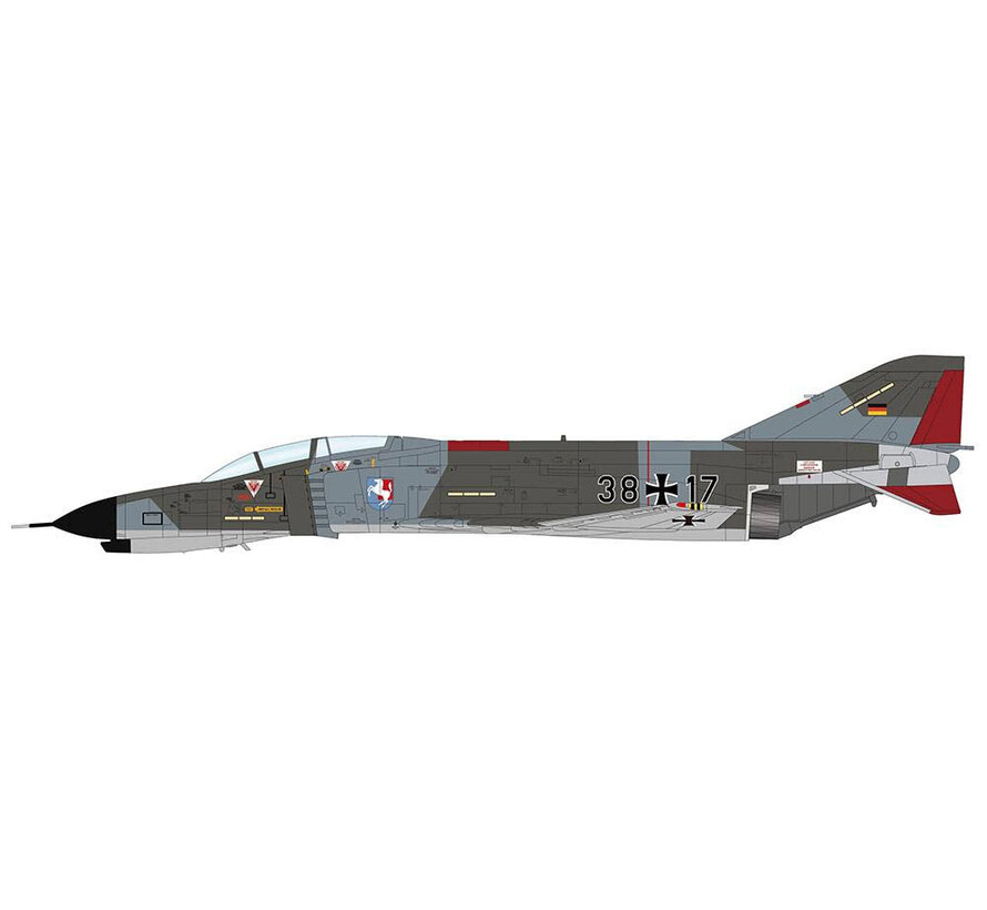 F-4F Phantom II Luftwaffe 38+17 JaboG Westfalen Luftwaffe 1981 1:72 +New Arrival+