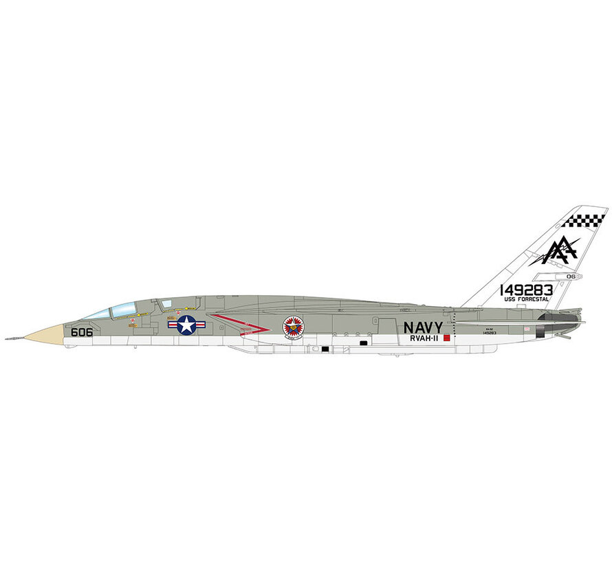RA-5C Vigilante RVAH-11 USS Forrestal 149283 1967 1:72