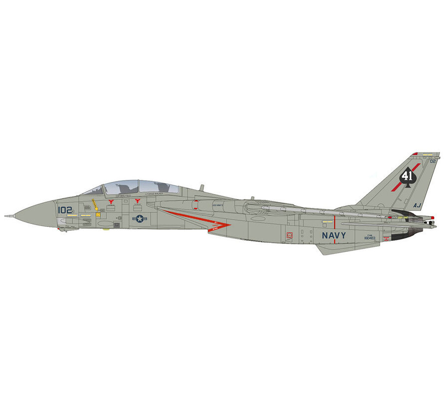 F14A Tomcat  VF-41 USS Nimitz Sukhoi Killer 160403 August 1981 1:72