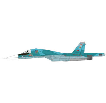 Hobby Master Su-34 Fullback Fighter Bomber RED23 Russian Air Force  Ukraine March 2023 1:72