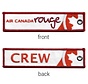 Key Chain Air Canada Rouge Embroidered
