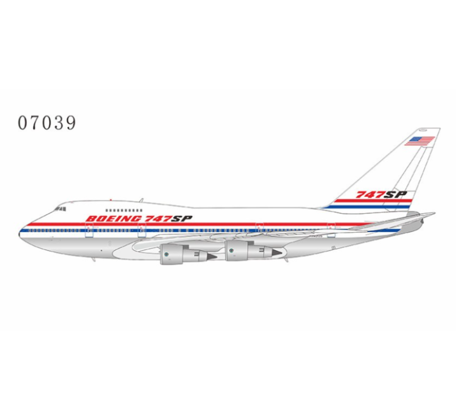 B747SP Boeing House livery blue / red cheatlines N40135 1:400 +Pre-order+